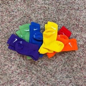Brand New Rainbow Nike Socks